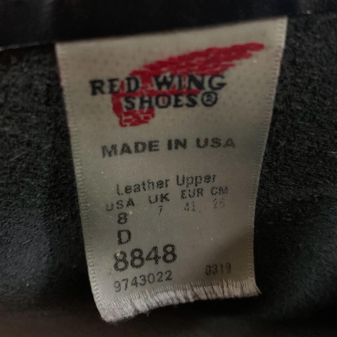 中古 RED WING 8848 6-INCH CLASSIC MOC 犬タグ