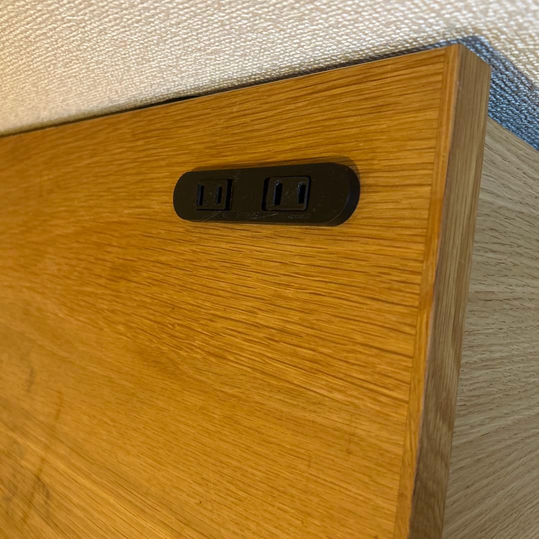 北欧風　テレビ台　ローボード　オーク　格子デザイン 120㎝