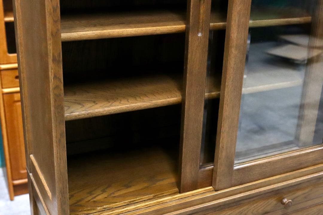 GMIK355○山室家具 ESPOIR エスポアール 食器棚 キャビネット 飾