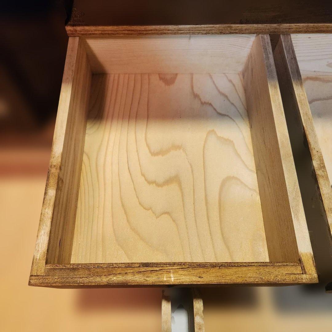 和ダンス リメイク キャビネット 割れないモールガラス風 昭和レトロ 一点物　１