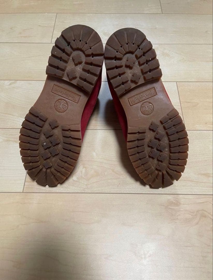 Timberlandブーツ 赤 レッド