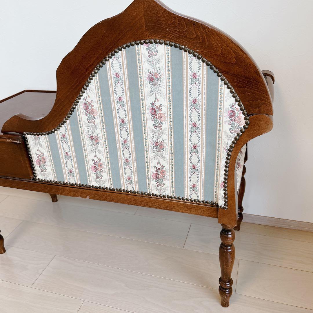 アンティーク テレフォンチェア ヴィンテージ イタリア テレフォンベンチ