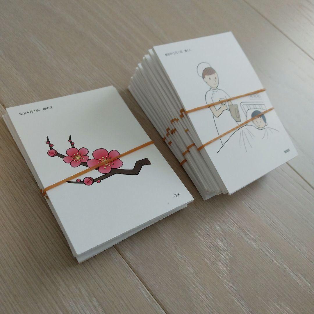 理英会　言語カード　小学校受験 お受験 年少、新年中、年中、年長