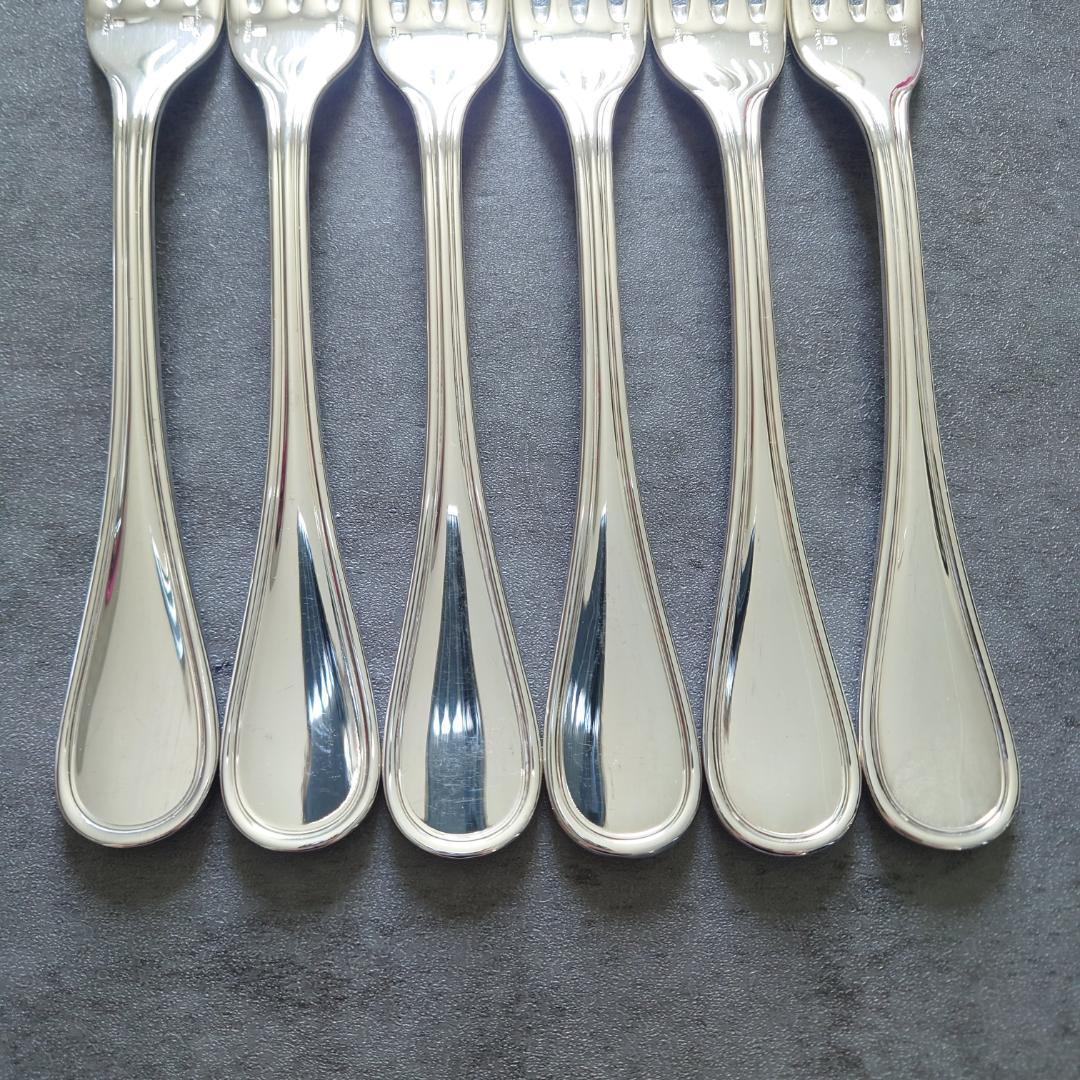 希少 美品 クリストフル アルビ テーブルフォーク 6点