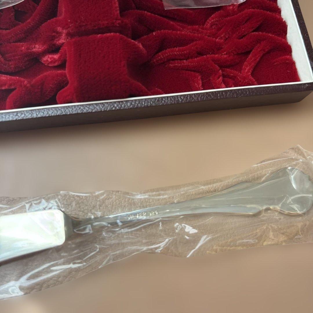 スターリングシルバー　バターナイフ　シュガースプーンセット　silver925