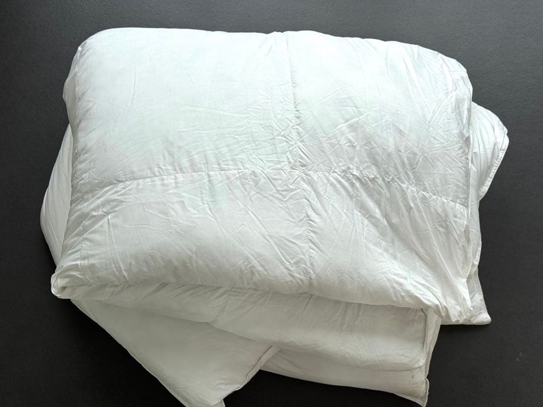 無印良品 防ダニ 羽毛掛ふとん・中厚手 S シングル