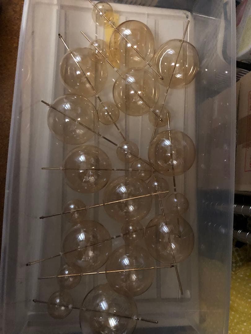 バブルシャンデリア　ゴールド