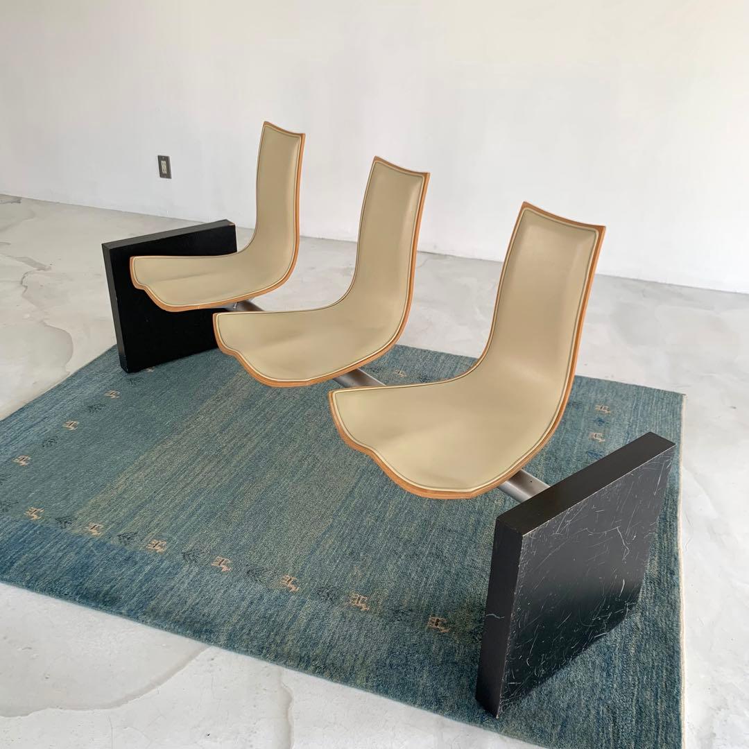 TENDO 天童木工　3人掛け　ベンチ