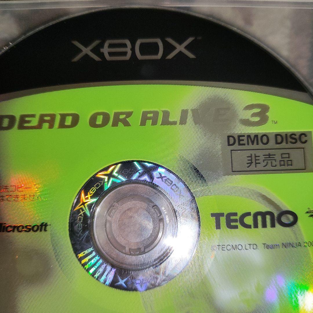 【非売品】XBOX Dead or Alive3 店頭デモディスク