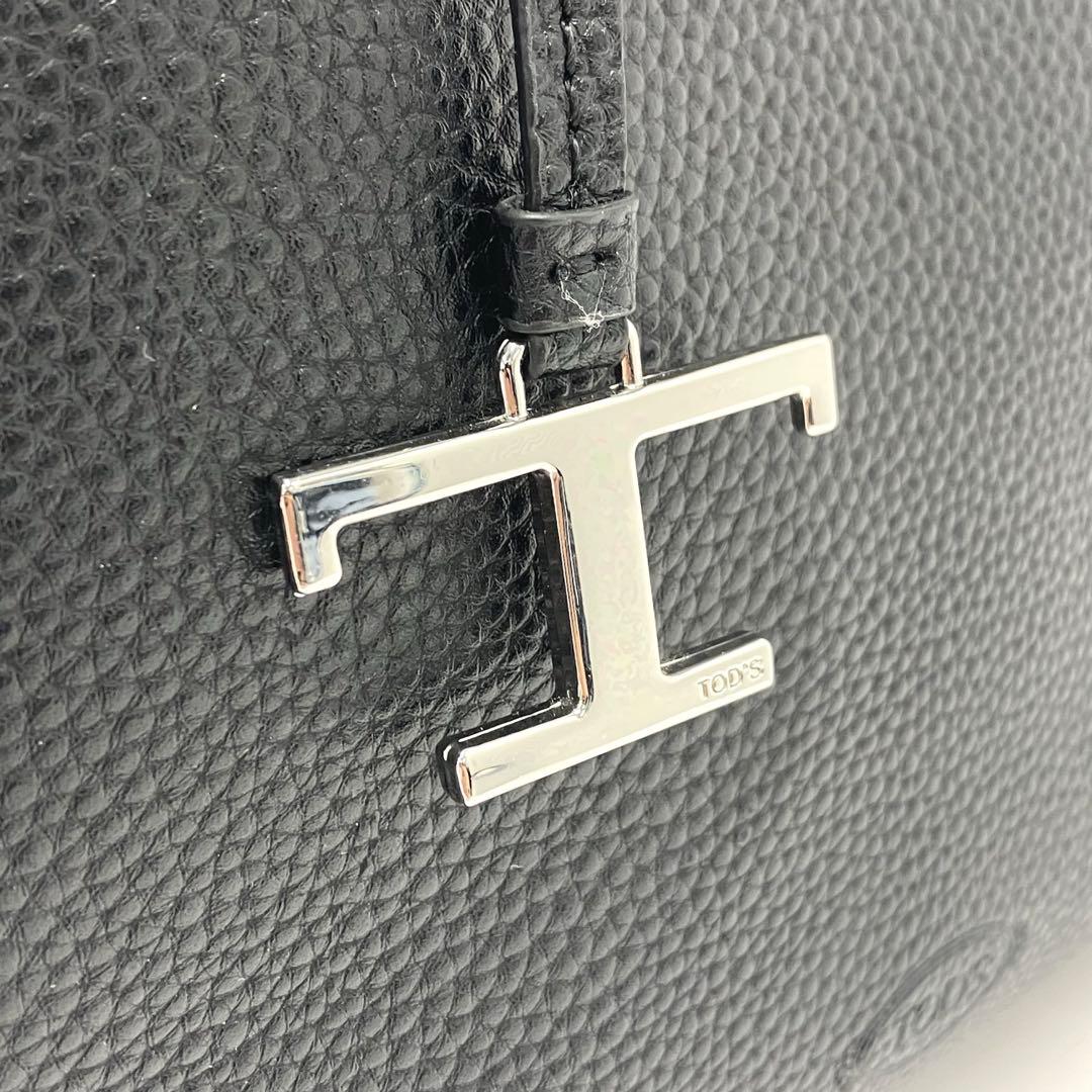 大人気☆TOD'S☆トッズ☆Tタイムレス☆ショルダーバッグ☆マイクロ☆レザー☆黒