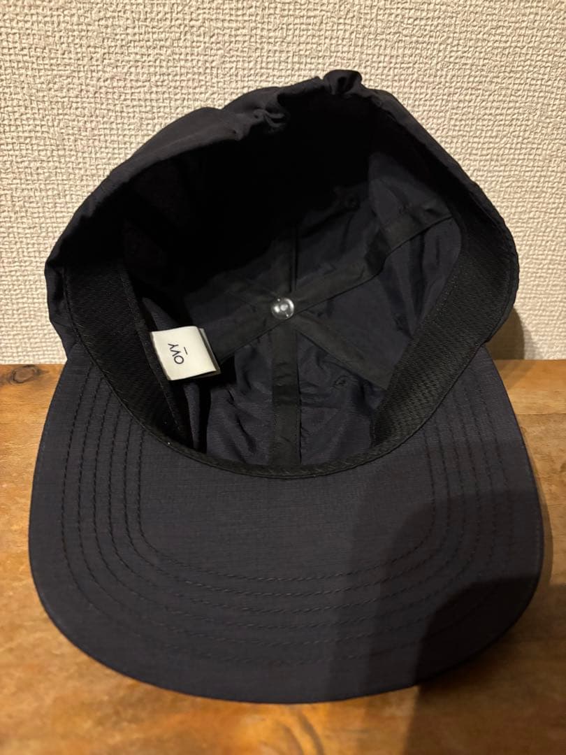 帽子 ovy nylon rip stop shirring 6panel cap
