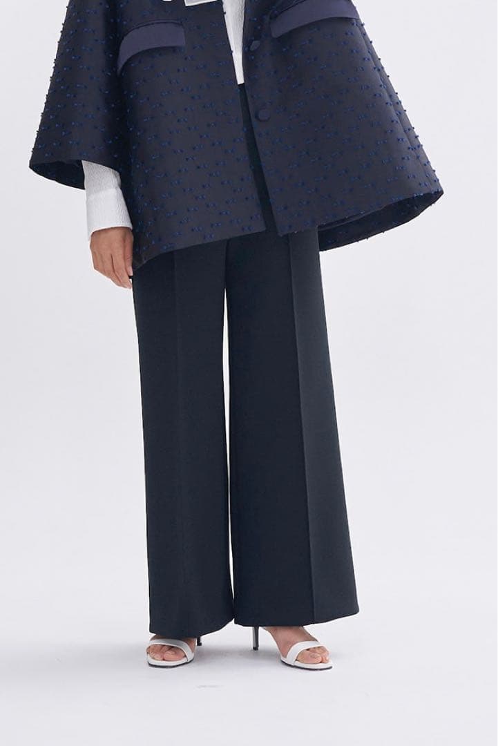 極美品 shirocon yori 24SS ハイウエストハイストレッチパンツ