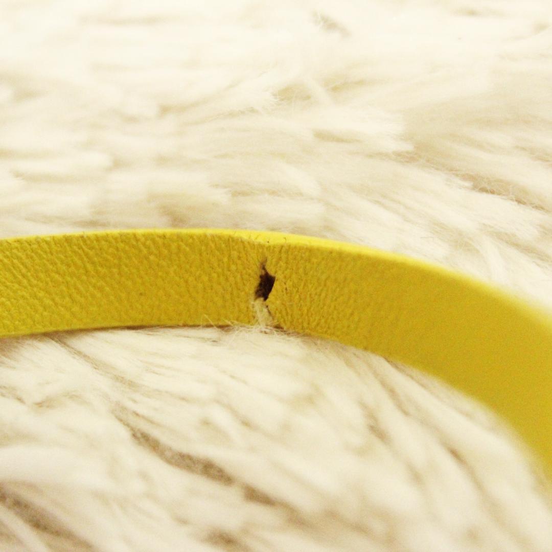 あーにゃん様　極美品 PRADA プラダ 帽子 バケットハット 麻 トリムレザー