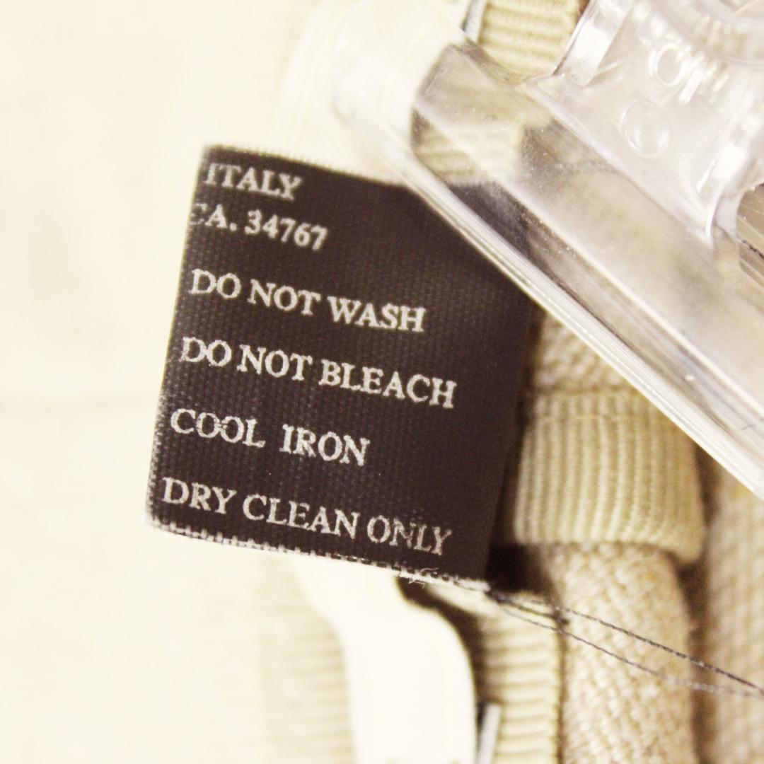 あーにゃん様　極美品 PRADA プラダ 帽子 バケットハット 麻 トリムレザー