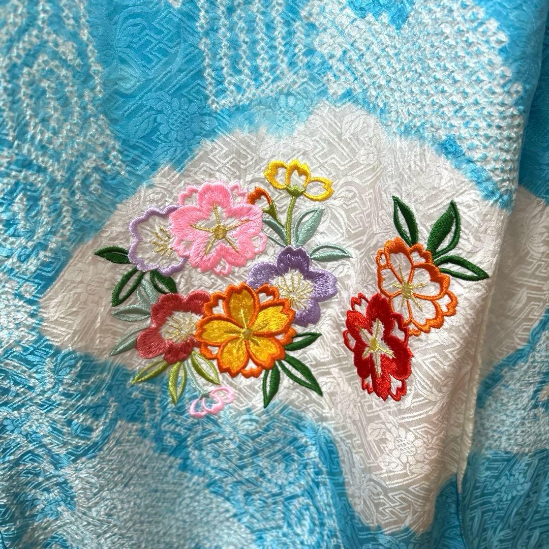 おおねぎNo.99 女の子　　正絹産着　　本絞り　新品