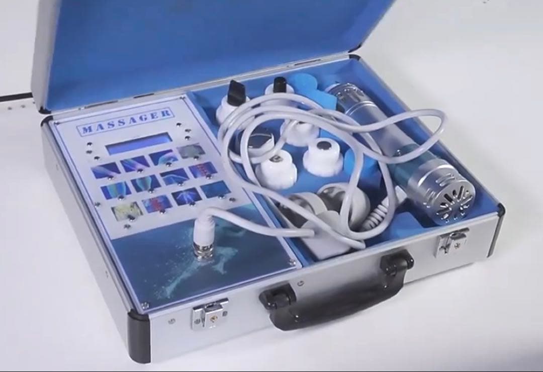 体外衝撃波　電気衝撃波マッサージ機 ポータブルケース付き）　骨折緩和　ED対策