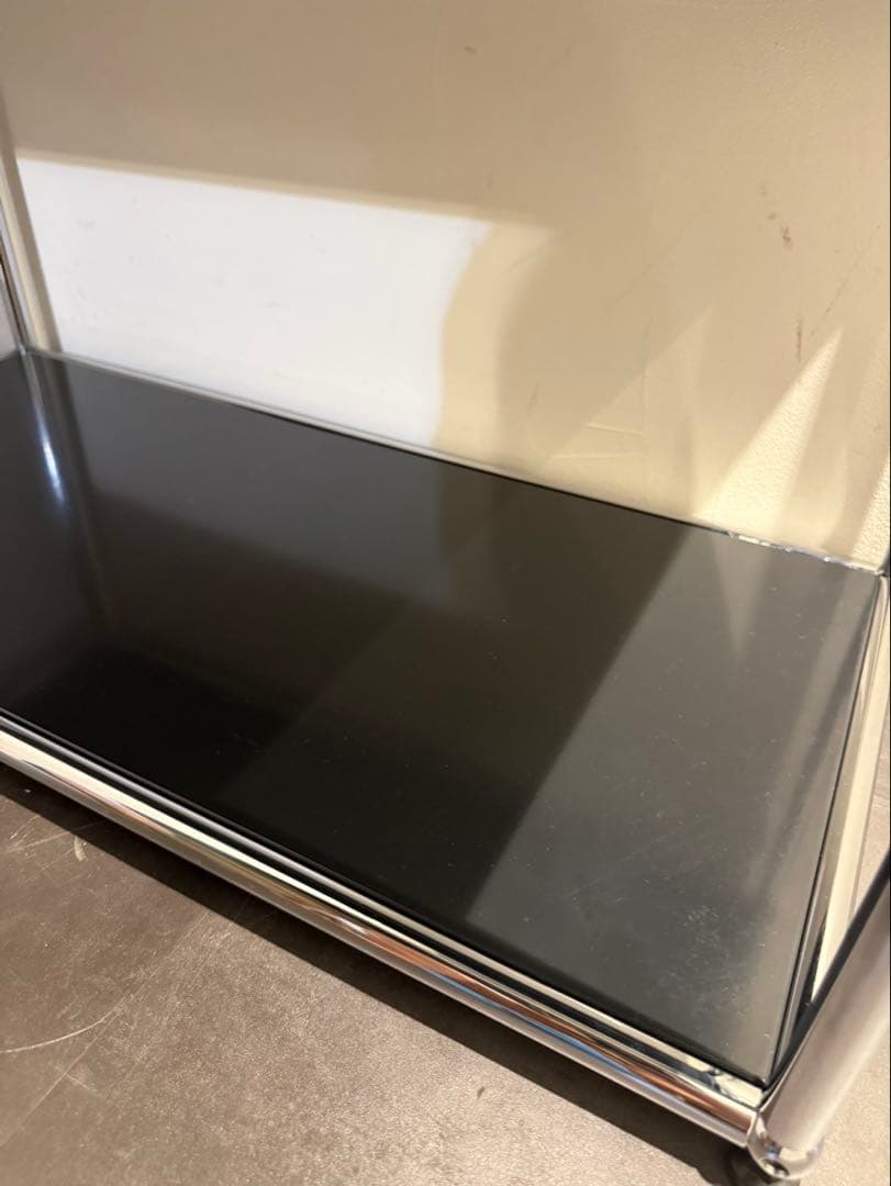 Y USMハラー ブラック １列2段 キャビネット 鍵付き 正規品