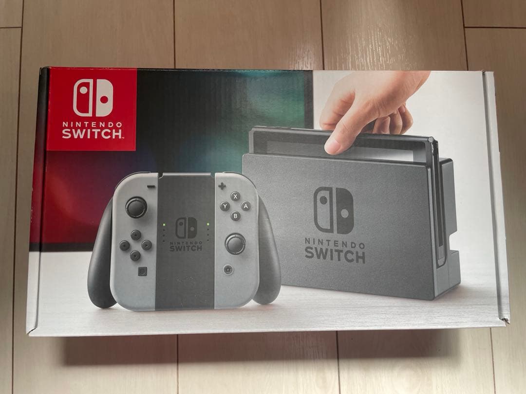 【美品】Nintendo Switch グレー 本体 付属品あり