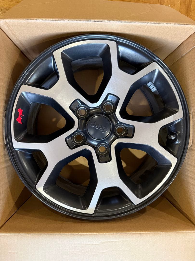 ジープ JL ラングラー ルビコン 純正 ホイール 17in 5本セット