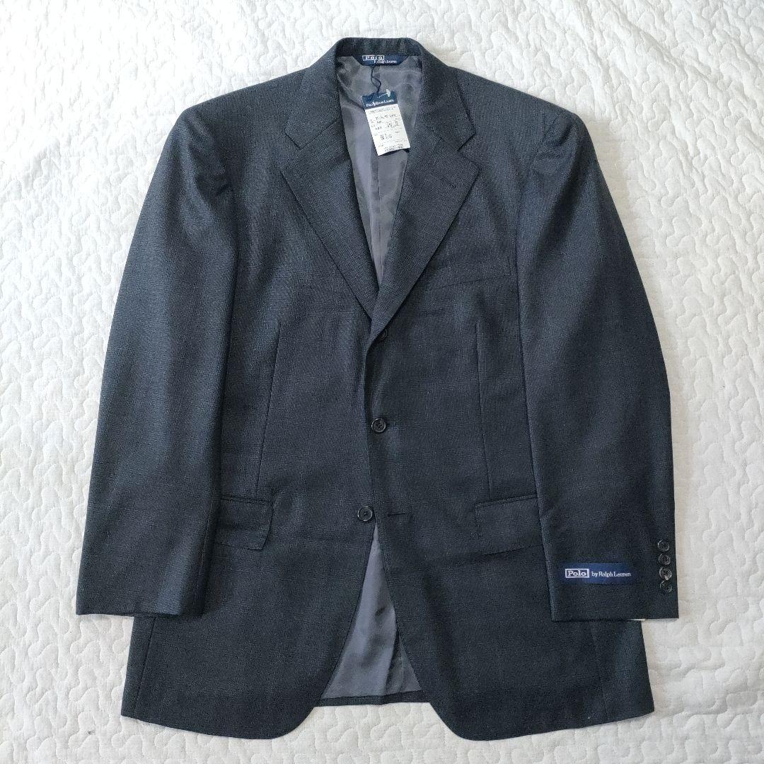 未使用品✨ポロバイラルフローレン　セットアップスーツ　グレンチェック　グレー