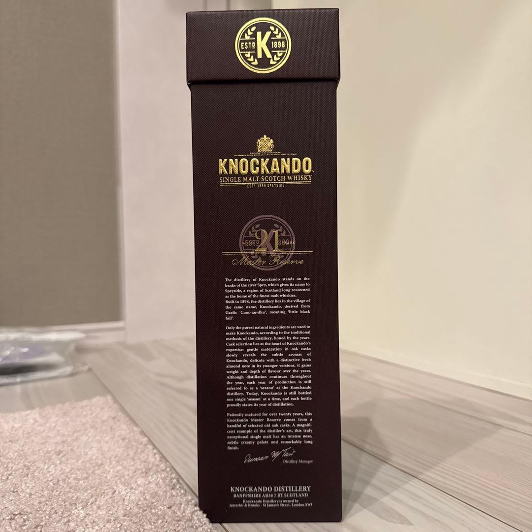 KNOCKANDO 21年 シングルモルトウイスキー 700ml レア