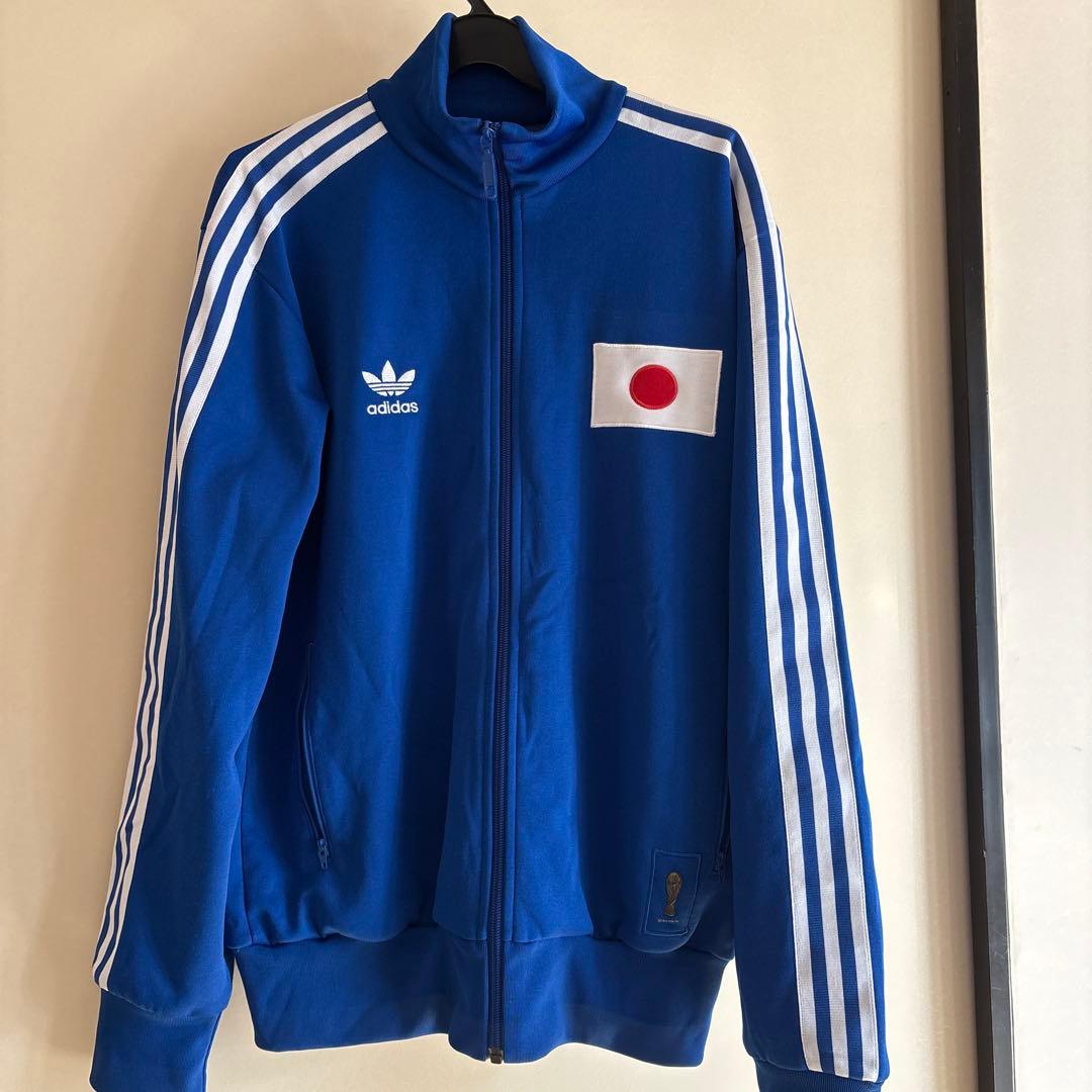 adidas 青 Lサイズ ジャージ 日本国旗 NIPPON