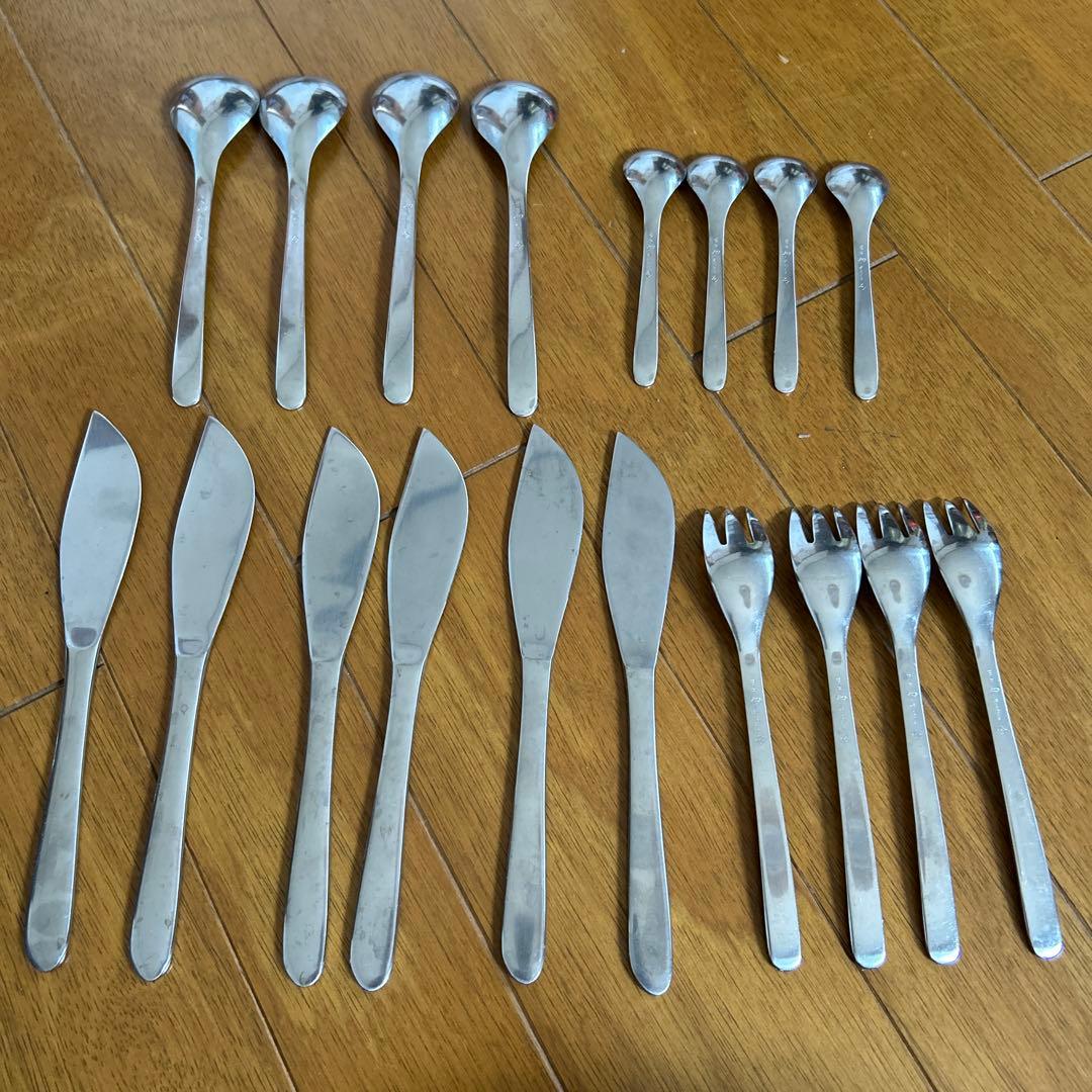 柳宗理　ステンレスカトラリーセット　18本