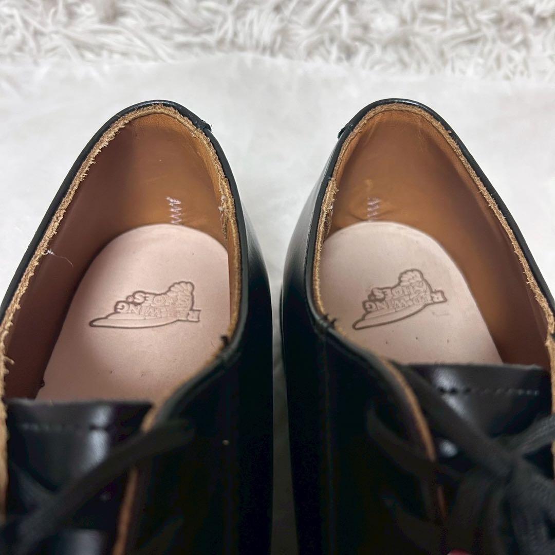 未使用級✨レッドウィング　ポストマンシューズ　101 レザー　ブラック　厚底