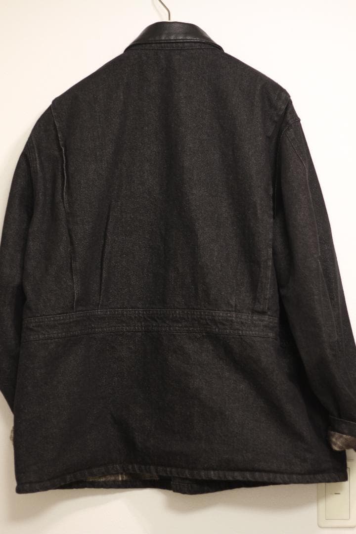 【極美品】417 EDIFICE ハンティング ジャケット L(デニム レザー