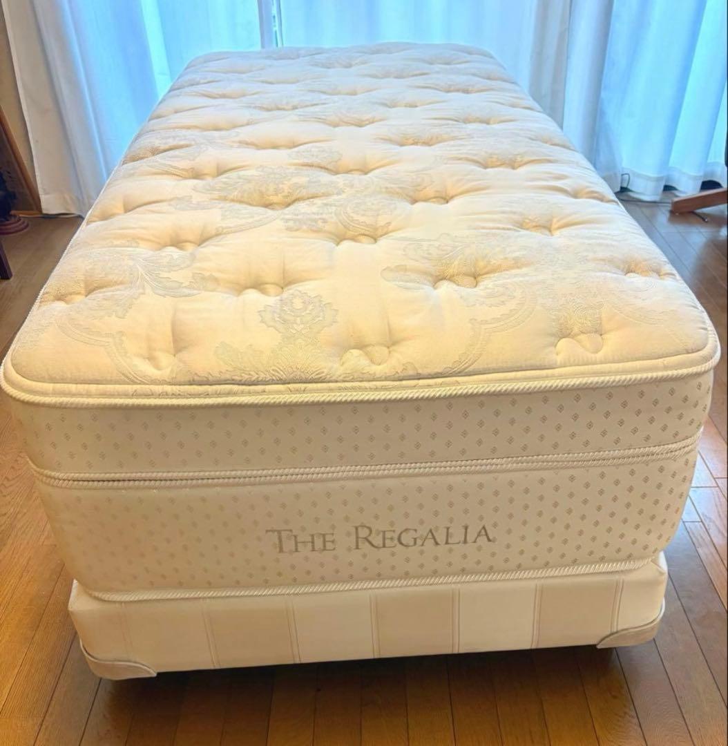 【美品】The Regalia シングル　マットレス＋ボトムクッション　レガリア