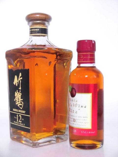 【L2】ニッカ 竹鶴物語 箱付 竹鶴12年 ＆ アップルワイン リタ