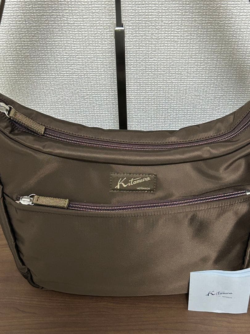 ☆キタムラ☆斜め掛け ショルダーバッグ R-0740 チョコ(ブラウン)