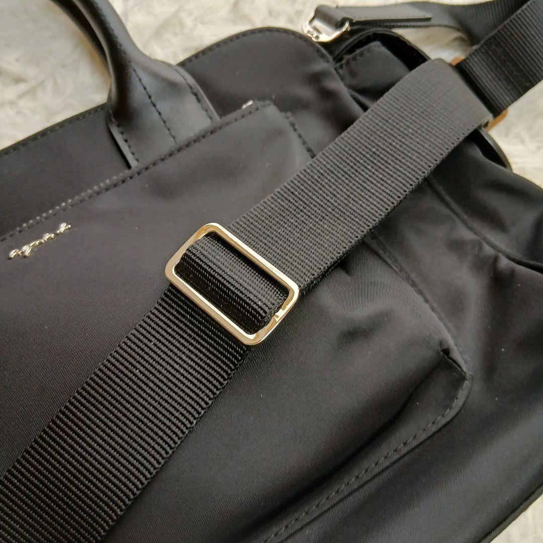 【美品】【agnes b.】RAS13-01 2wayナイロントートミニバッグ