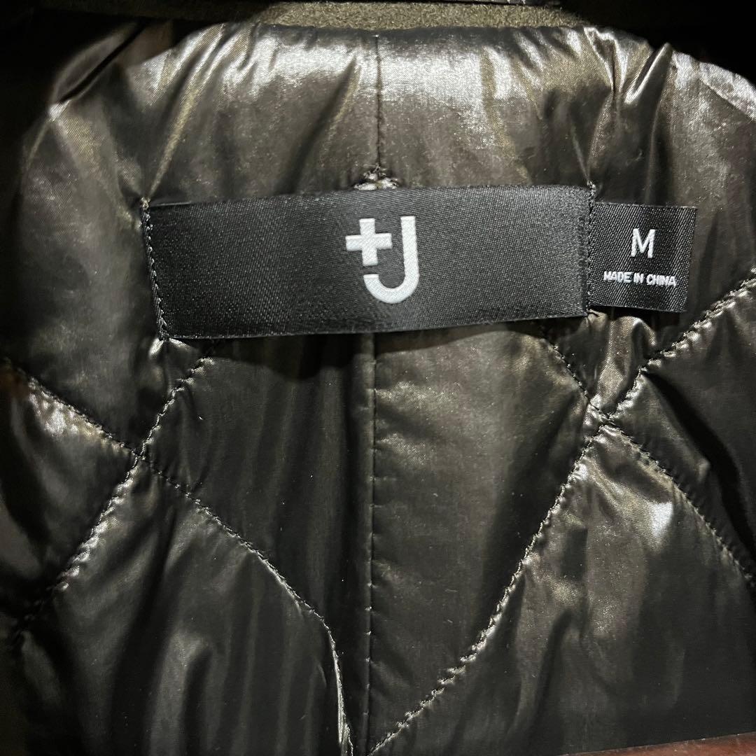 新品未使用 ユニクロ +J ウールブレンドオーバーサイズピーコート オリーブ