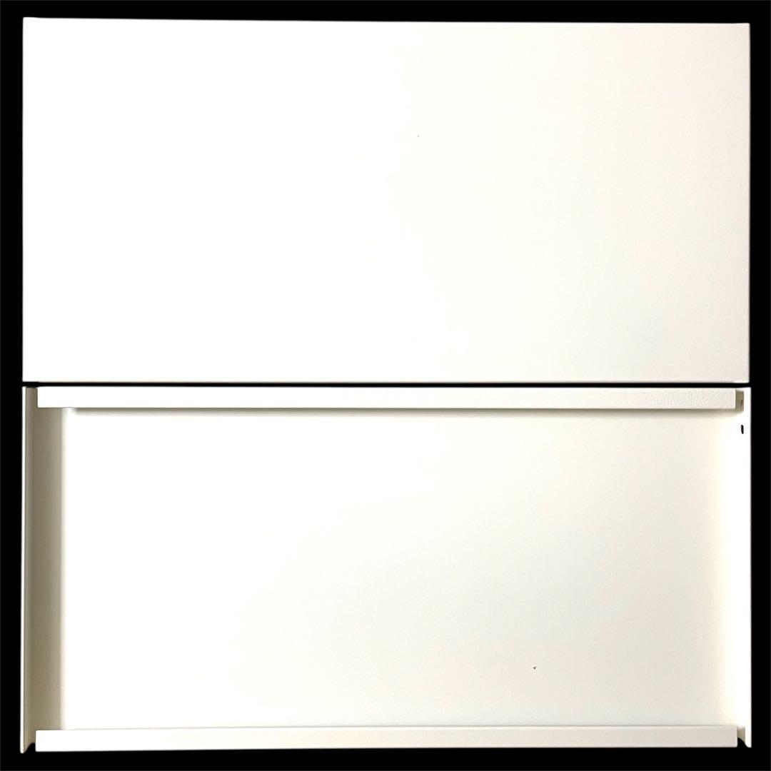 棚板ホワイト　白　38018 ステンレス棚の出窓シェルフ　幅38