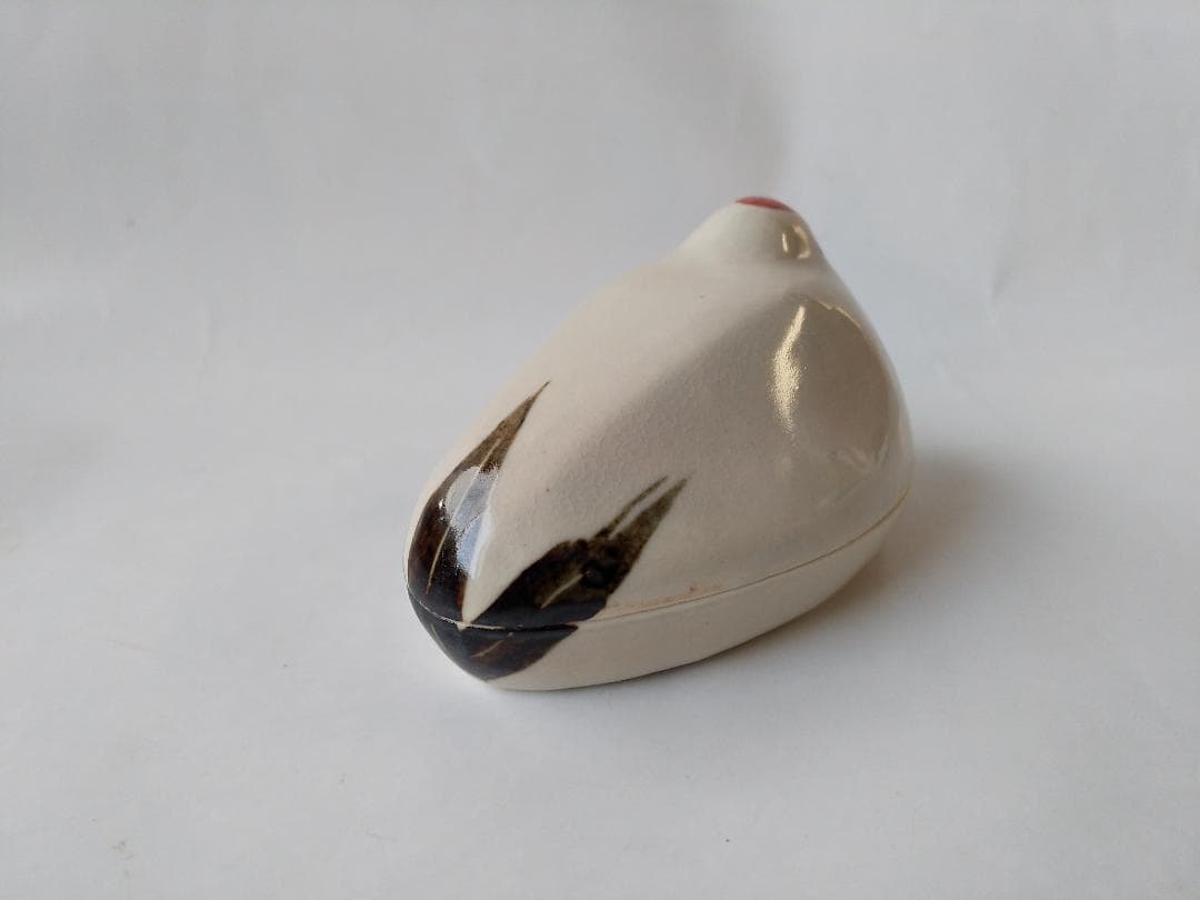 平安 高野昭阿弥 鶴香合 茶道具 懐石道具 香合 共箱 新品 未使用 保管品