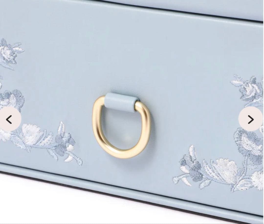 小物入れ Francfranc EMBROIDERY COSMETIC BOX