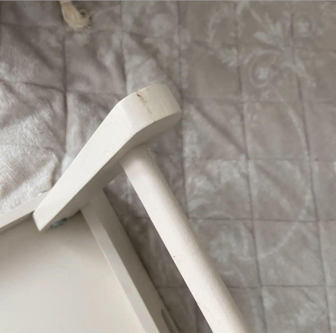 【廃盤/希少】ローラアシュレイ　木製折りたたみ　トレイテーブル　ウッデンクリーム