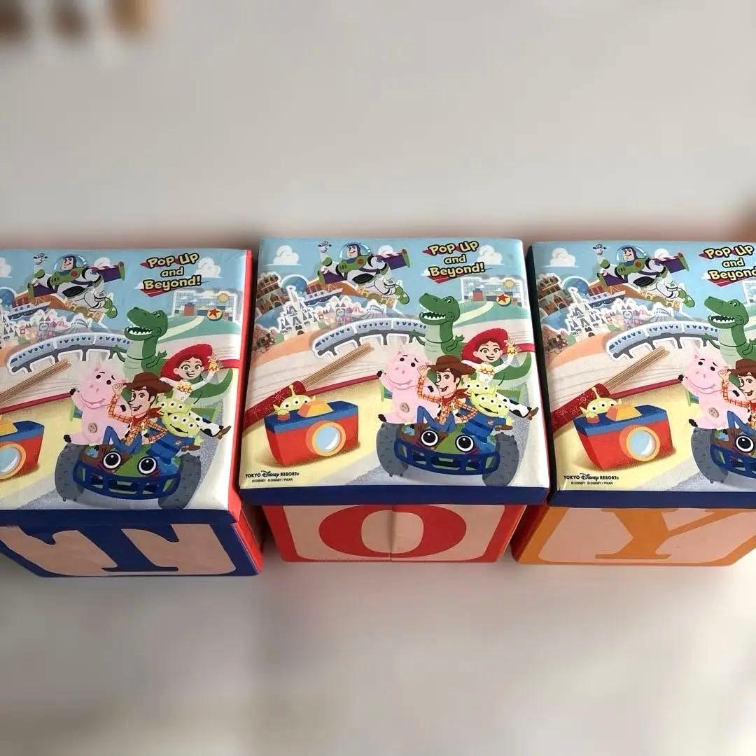 ディズニーリゾート　トイストーリー おもちゃ箱 収納ボックス　収納スツール