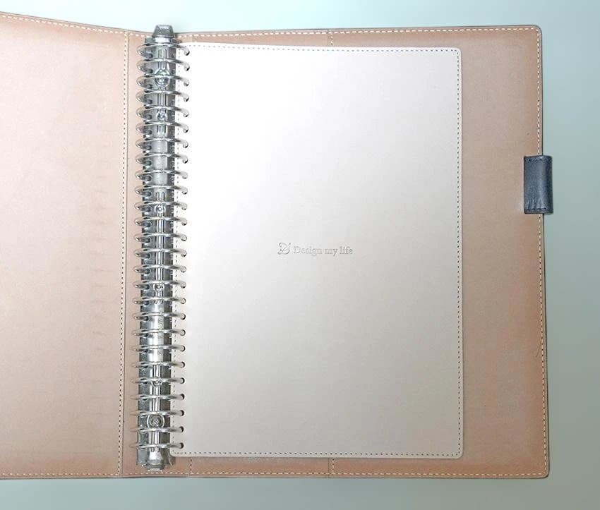 Design my life ブライドルレザー ルーズリーフバインダー B5