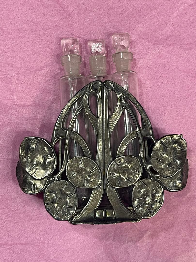 アンティークフランス アールヌーボー ボトルホルダー Art Nouveau