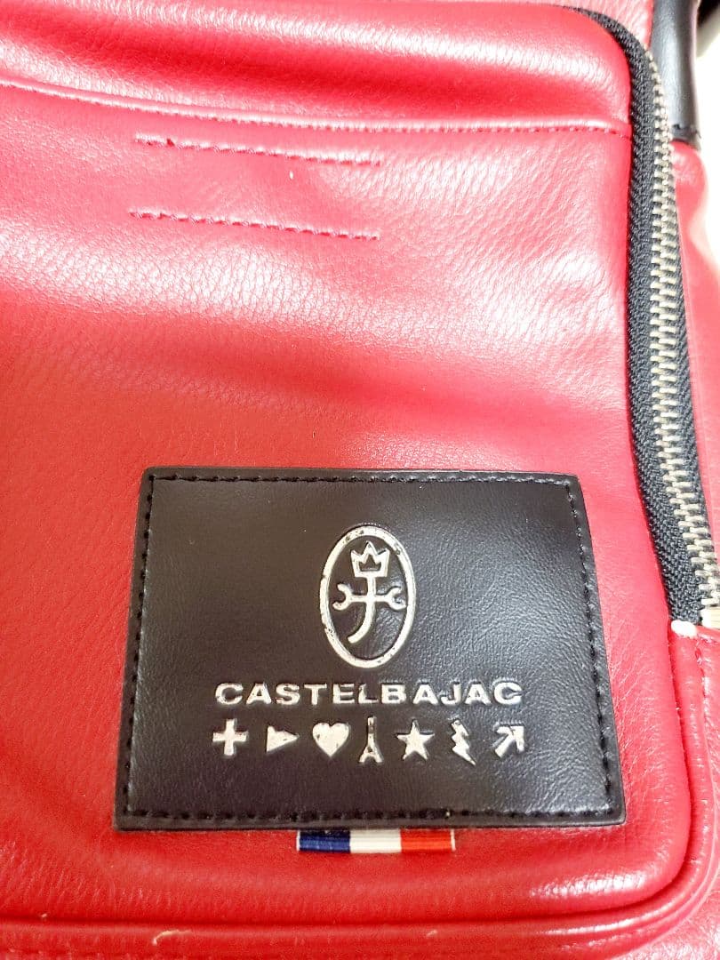 ポンページ‼️廃盤品‼️CASTELBAJAC レッド バッグ