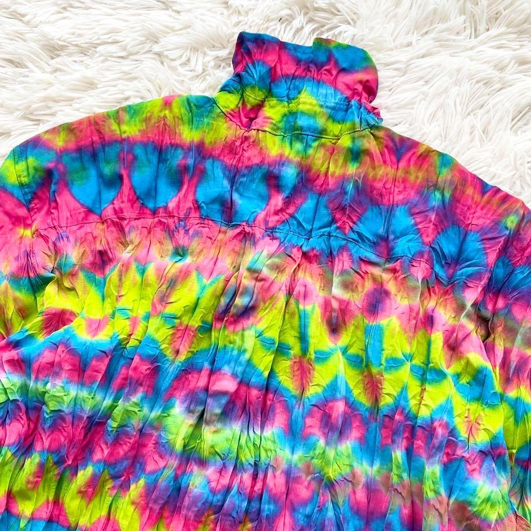 美品 PLEATS PLEASE タイダイ プリーツ シャツ 3 大きいサイズ