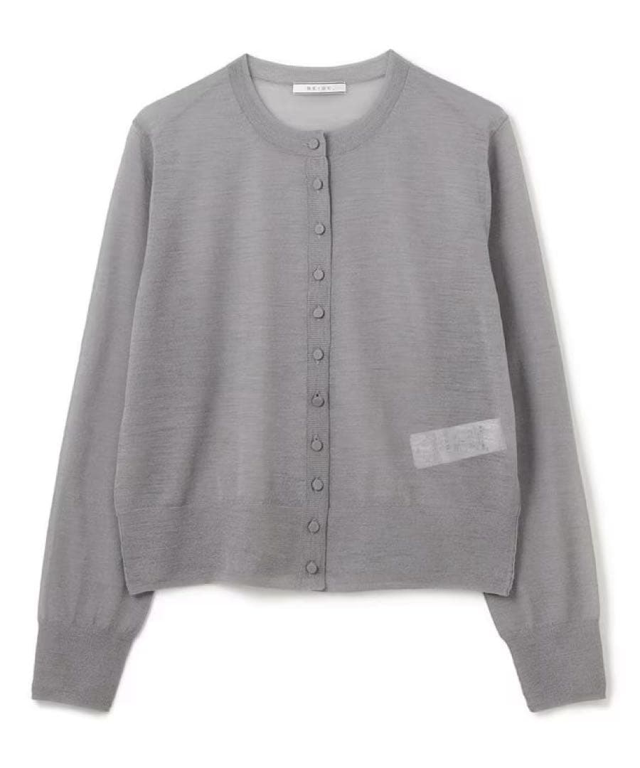 ♡新品♡BEIGE,CADDO / シアーウールカーディガン