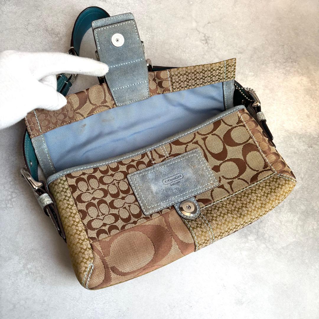 お値下げ済み!Coach Patchwork SohoFlap Shoulder
