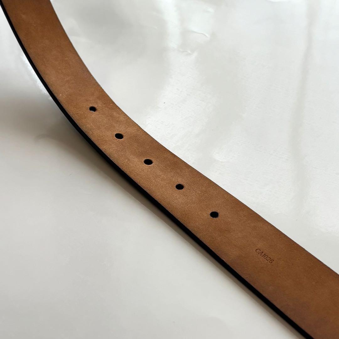 【美品】ルイヴィトンベルトLVイニシャル 黒LOUIS VUITTON