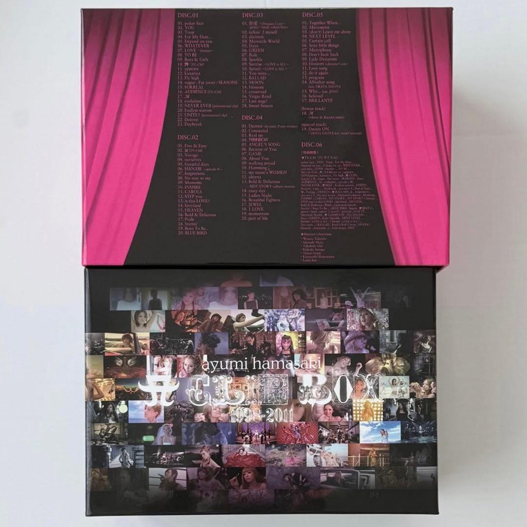 【バック付】浜崎あゆみ CLIP BOX (DVD6枚組)ボックス コレクション
