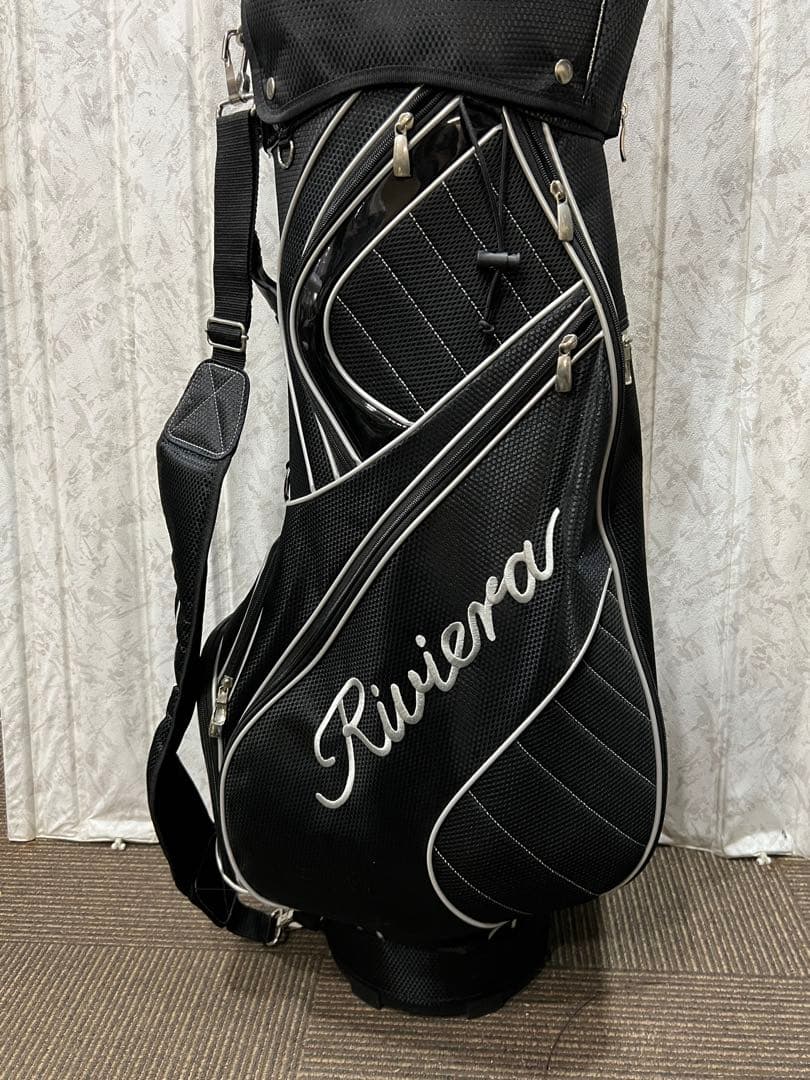 Riviera メッシュゴルフバッグ ブラック