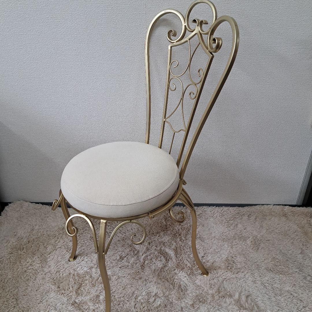 9*6様 ♡A&B  折り畳み式アイアン Gold ダイニングChair
