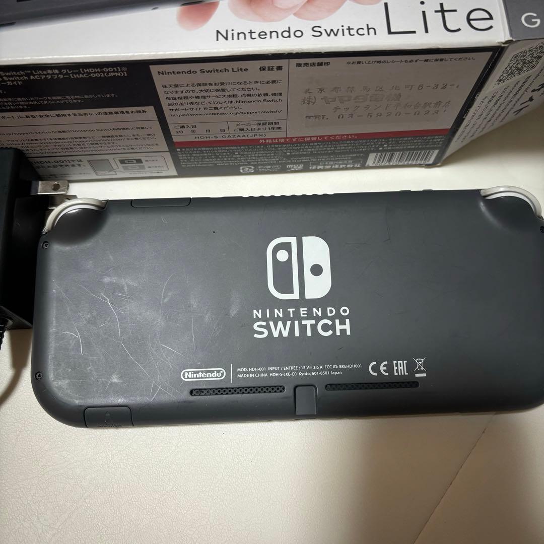Switchライト　グレー　動作確認済み